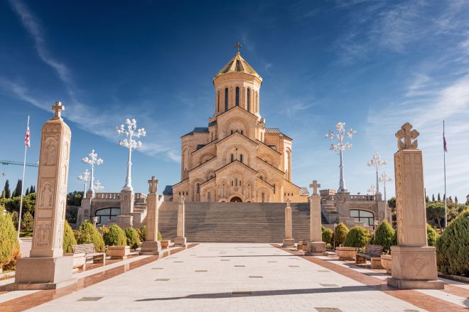 Historic stone church