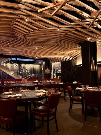 Cozy restaurant dining area
